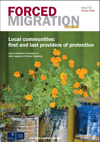 Photo of Forced Migration Review Issue 53: Local communities: first and last providers of protection